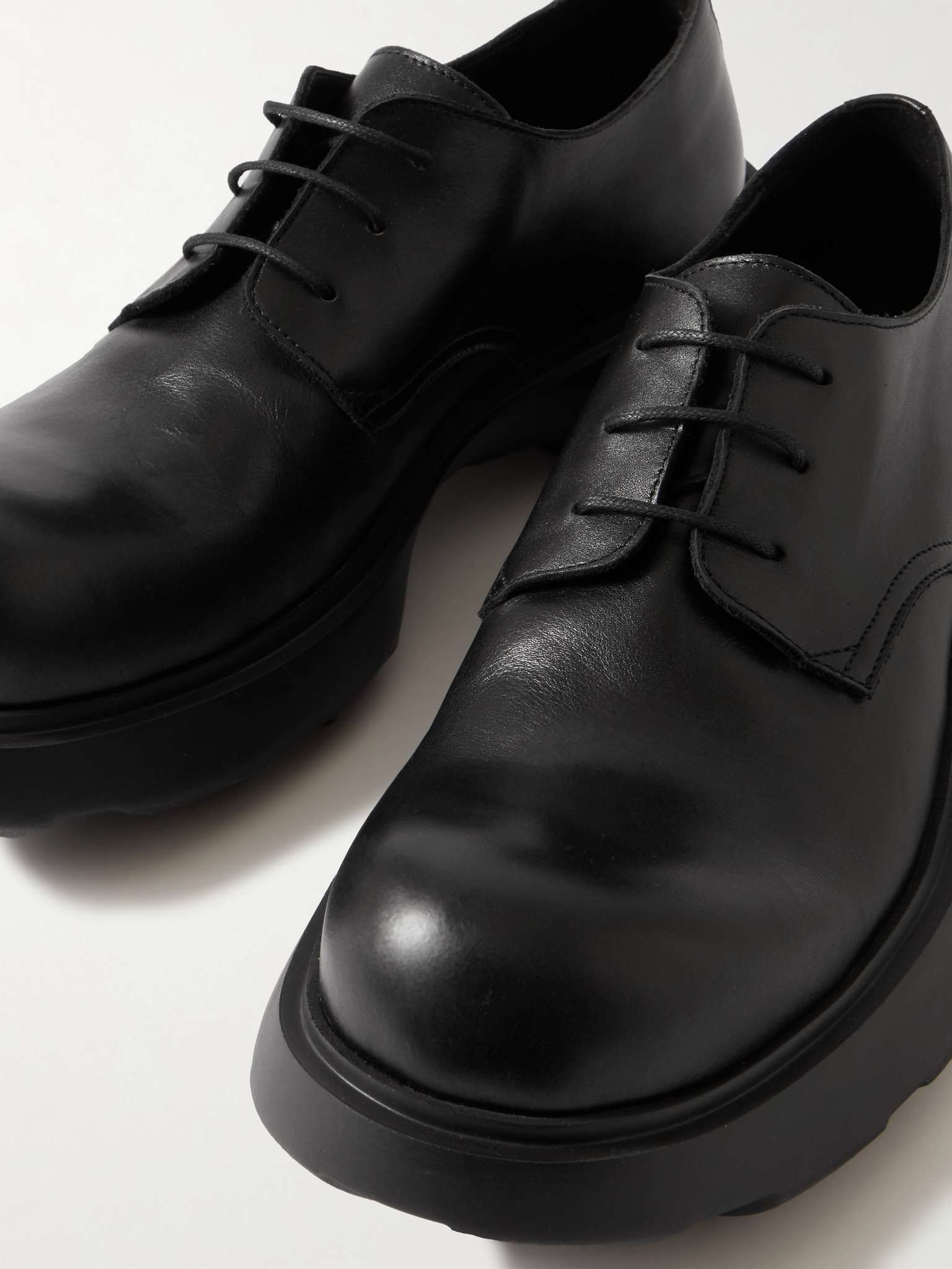 Acne Studios Leather Derby Shoes | Black | FARFETCH