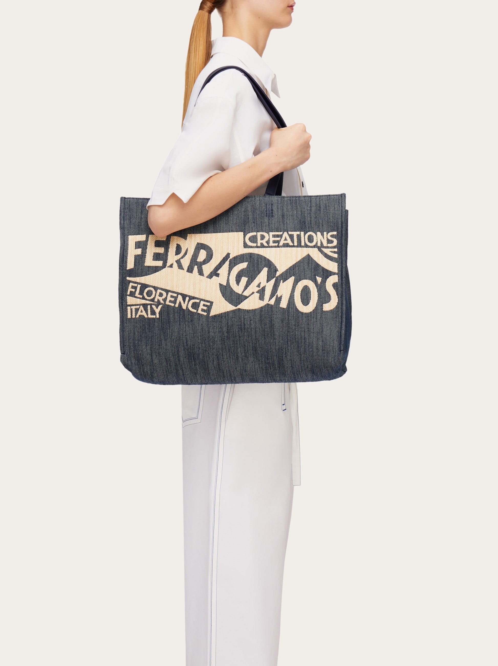 Tote bag with logo (L) - 3