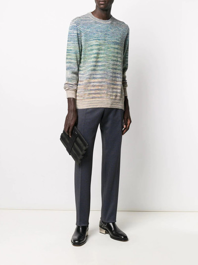 Missoni marbled-knit crew neck jumper  outlook