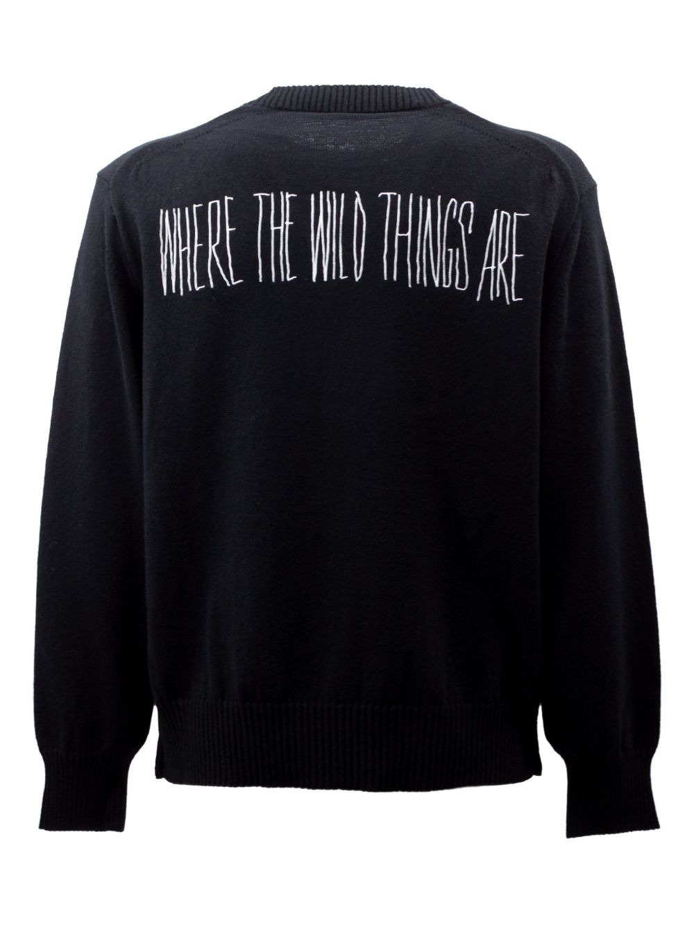 cat-print crew-neck sweater - 2