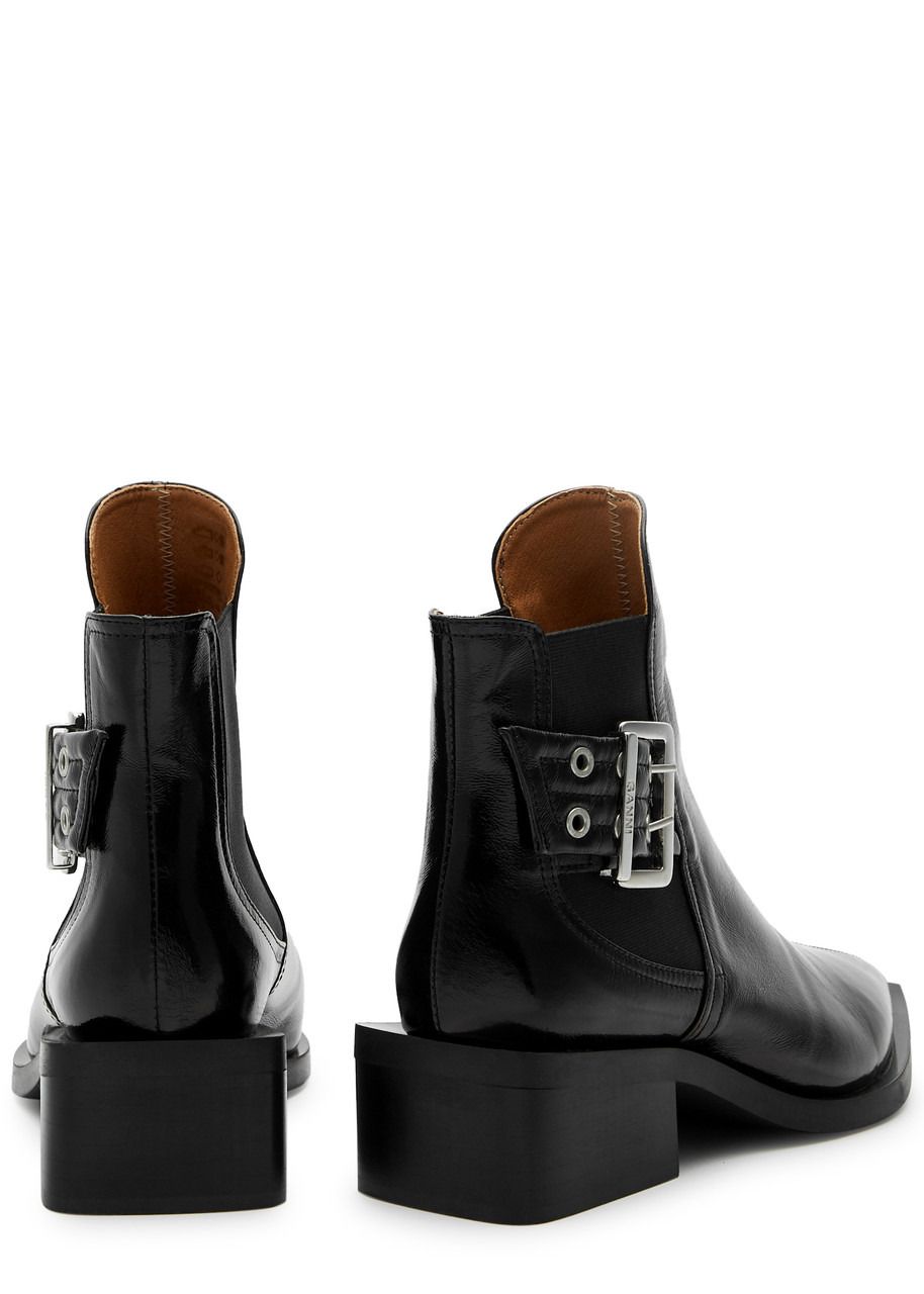 50 buckle-embellished leather Chelsea boots - 3