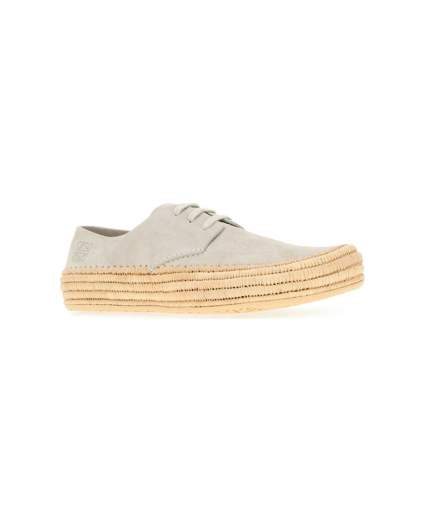 Light Grey Suede Rio Lace-up Shoes - 2