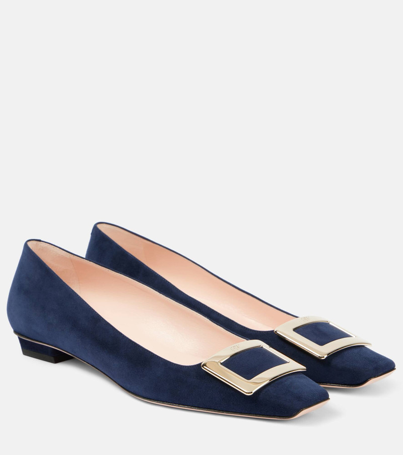 Belle Vivier 25 suede pumps 1