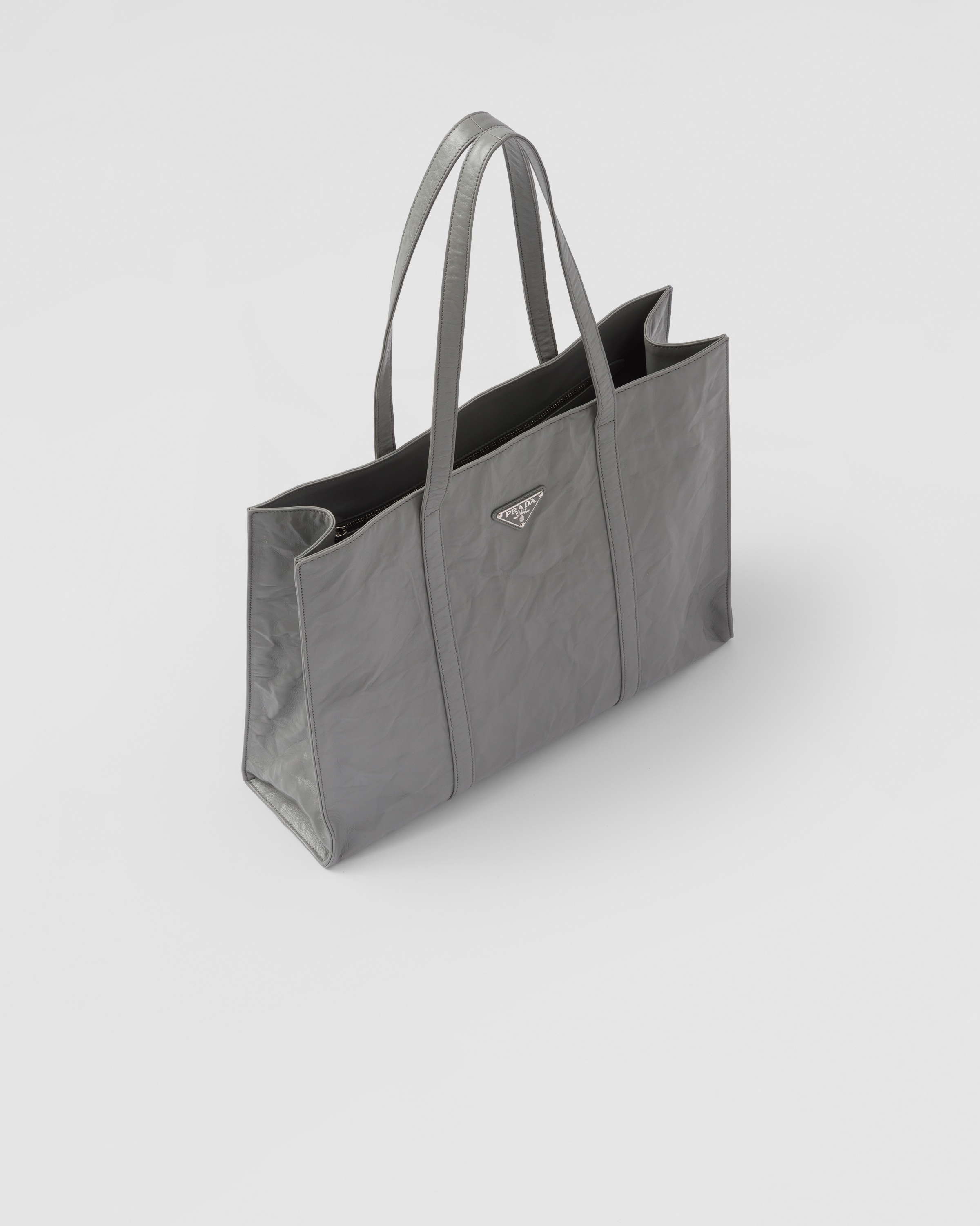 Prada Large antique nappa leather tote | REVERSIBLE