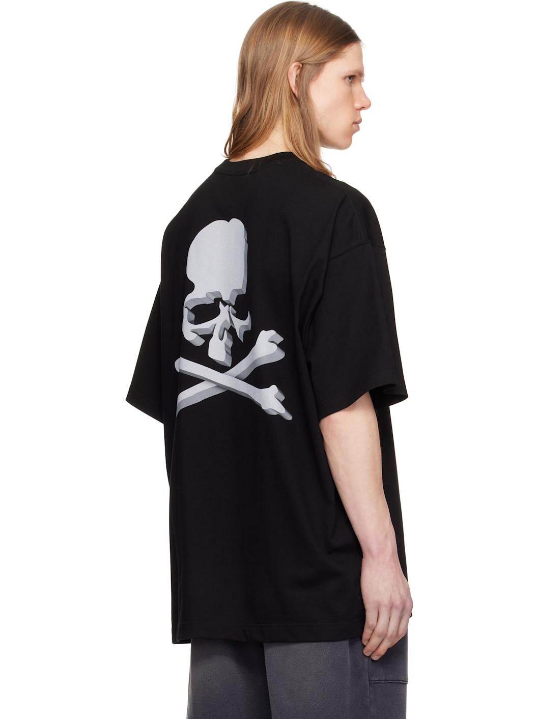 Black Oversized Multicolor Logo T-shirt - 3