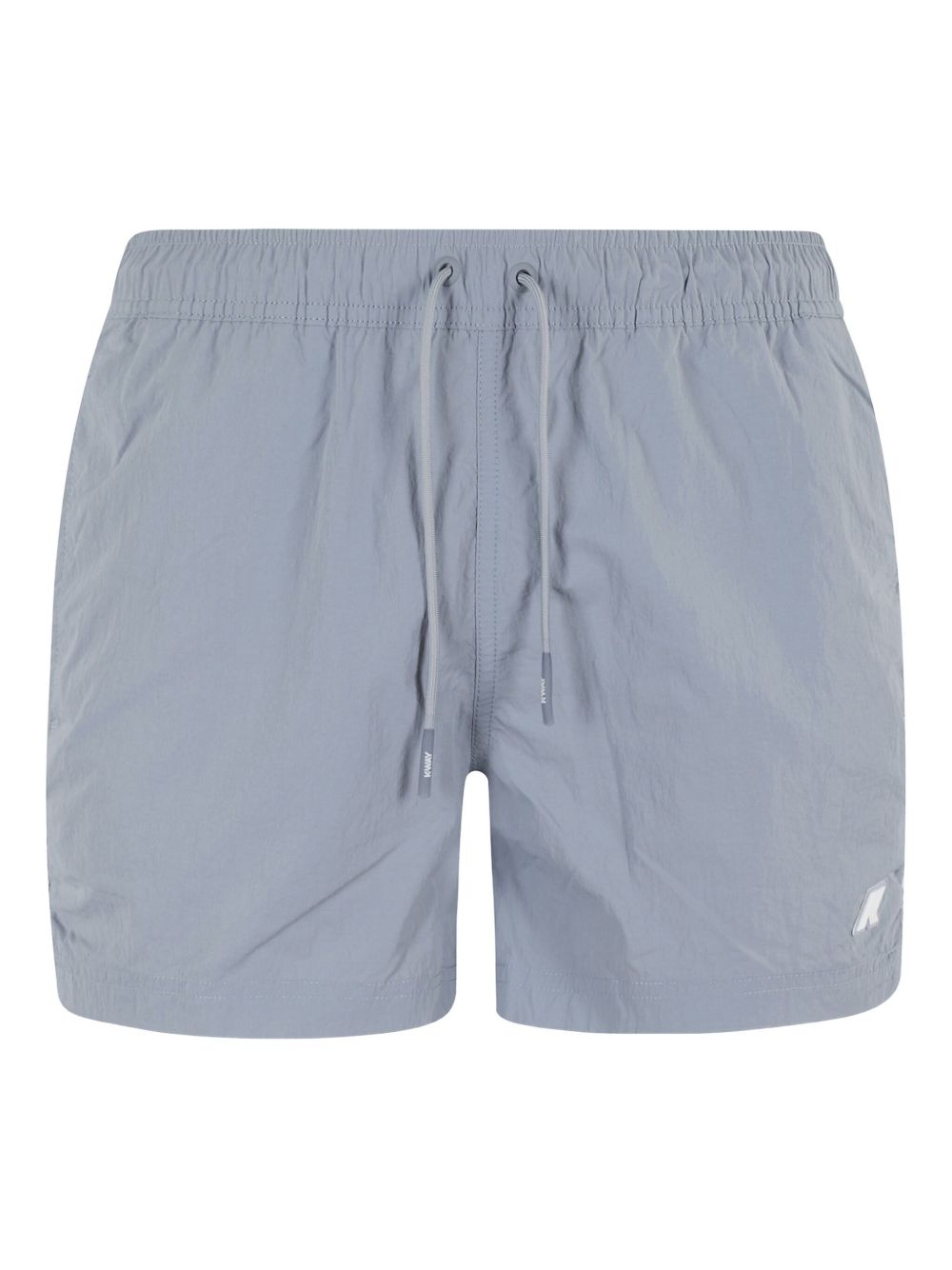 logo-patch swim shorts - 1