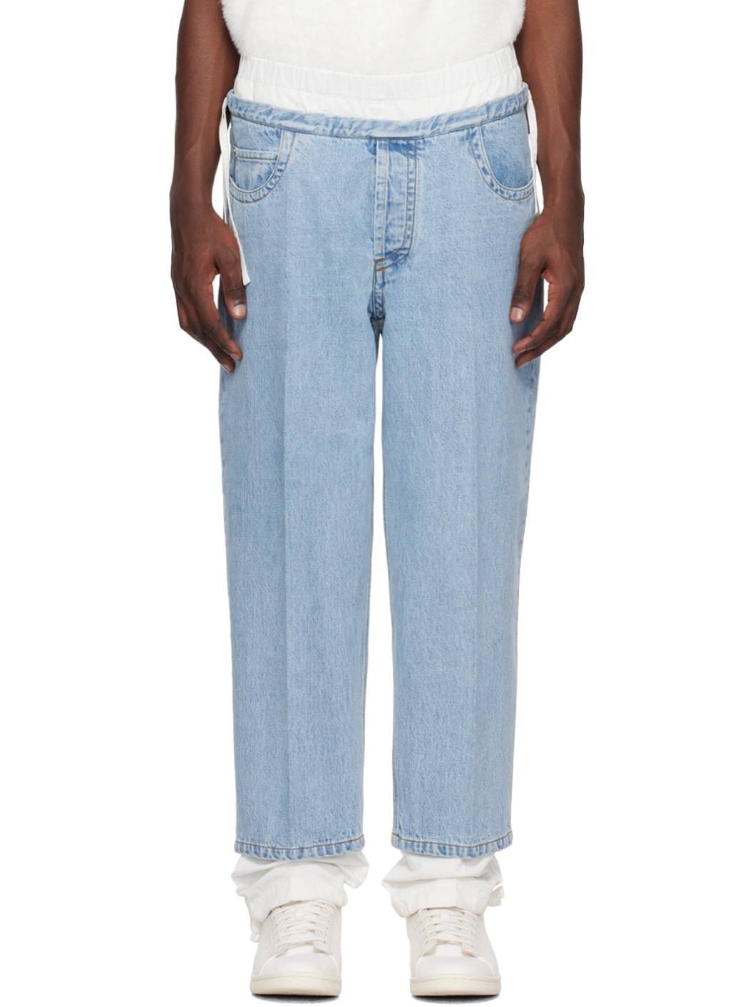 Blue Bow Jeans - 1