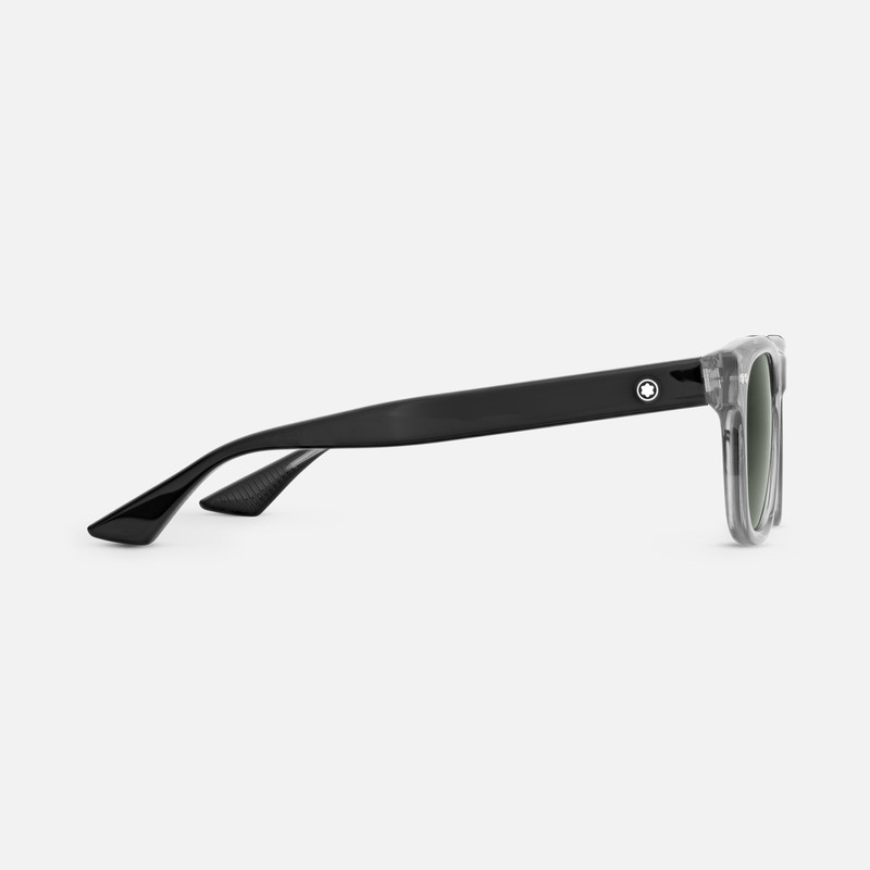Squared Sunglasses with Gray Colored Acetate Frame 4