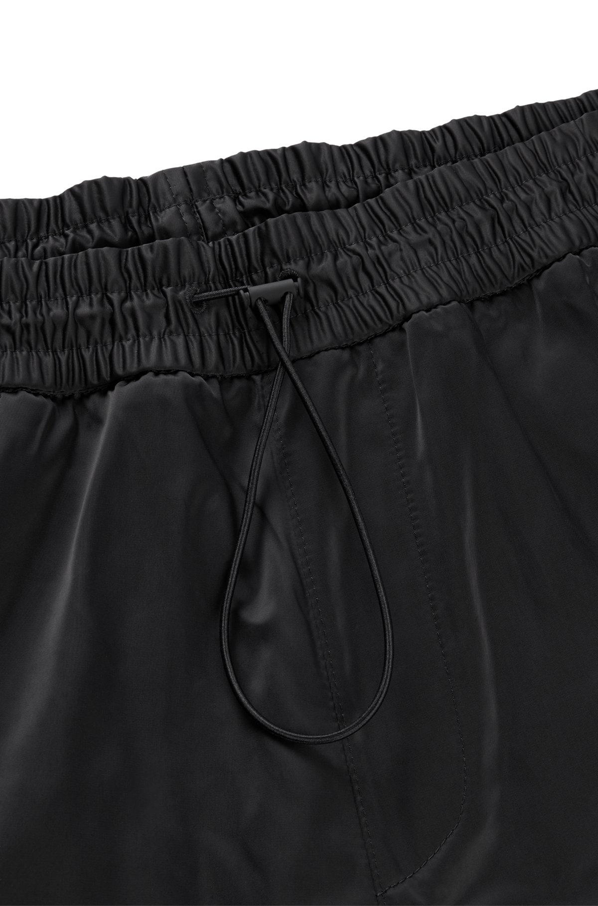 REGULAR-FIT TROUSERS IN WATER-REPELLENT SATIN - 6