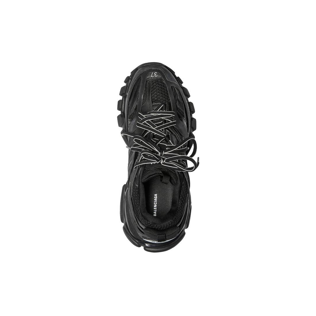 Women's Track Sneaker in Black - 5