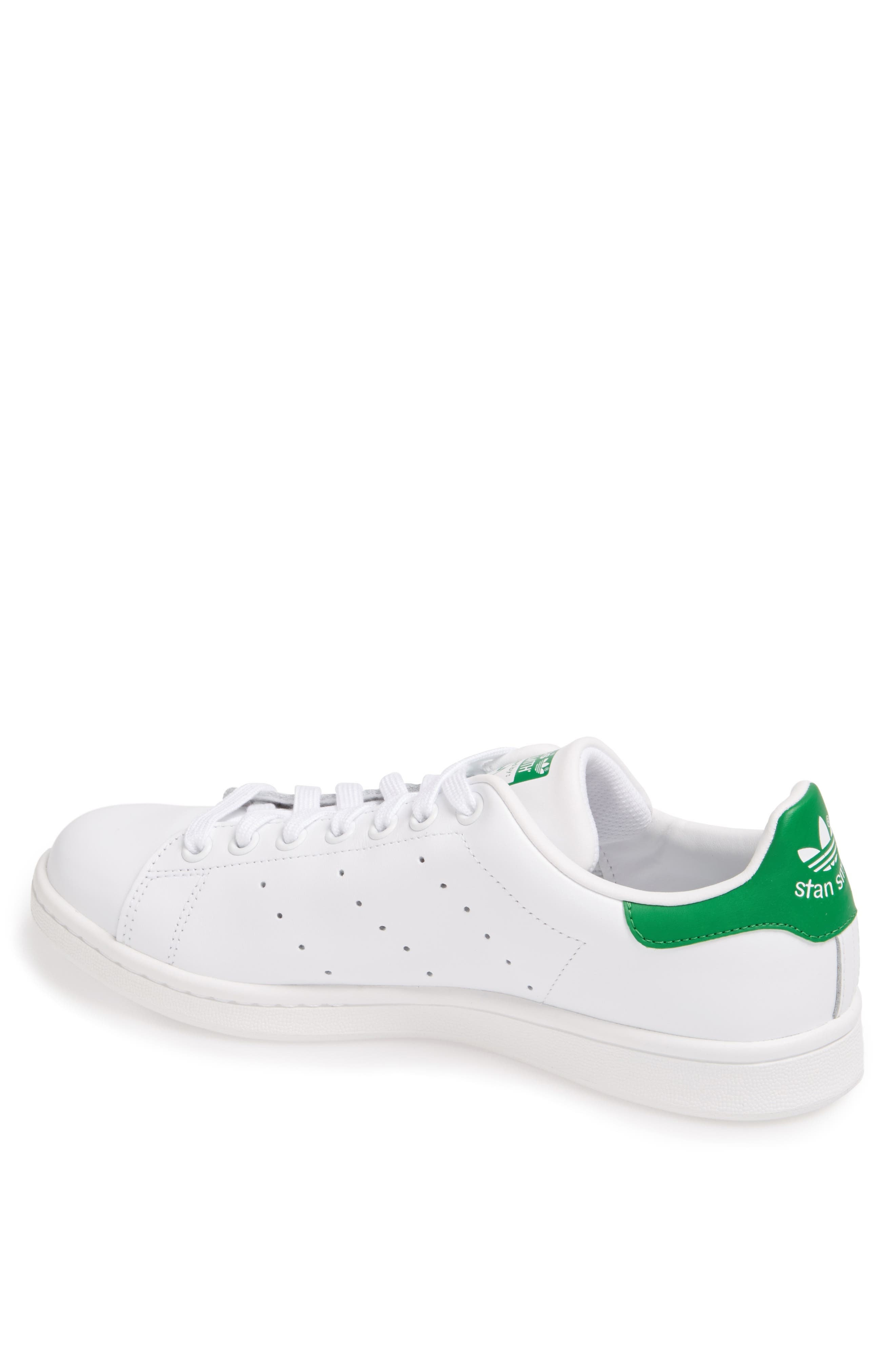 adidas Stan Smith Sneaker in White/white/green at Nordstrom - 3