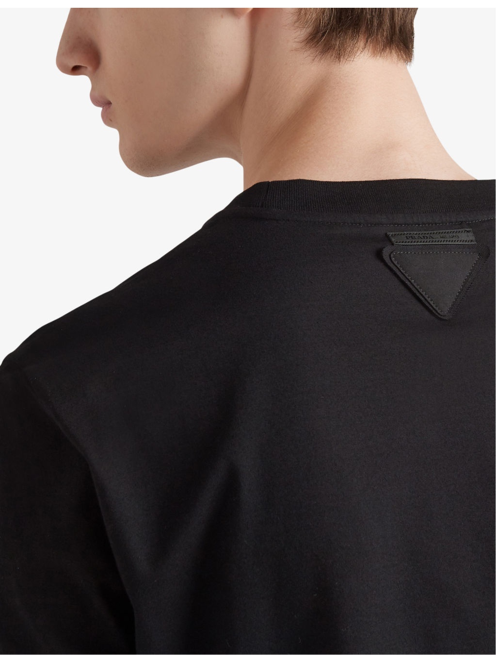 Slim-fit crew-neck cotton T-shirts pack of three - 5