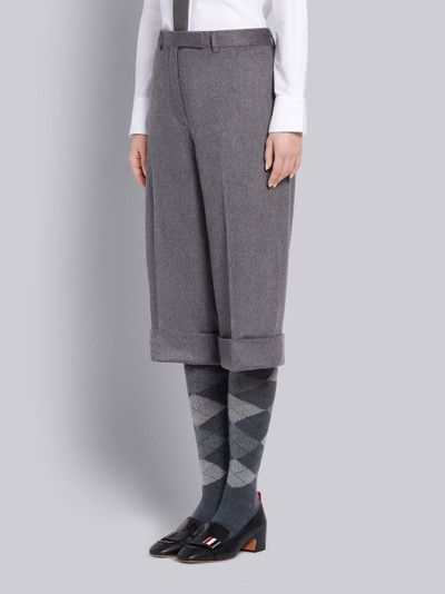 Thom Browne Medium Grey Cashmere Calf Length Sack Trouser outlook