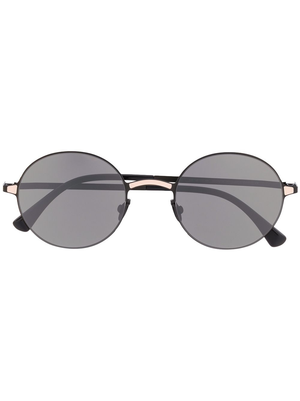 Blu round frames sunglasses - 1