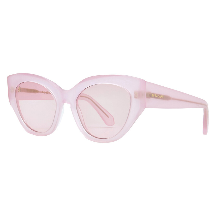 Ferragamo Pink Cat Eye Ladies Sunglasses SF1107S 663 55 - 2