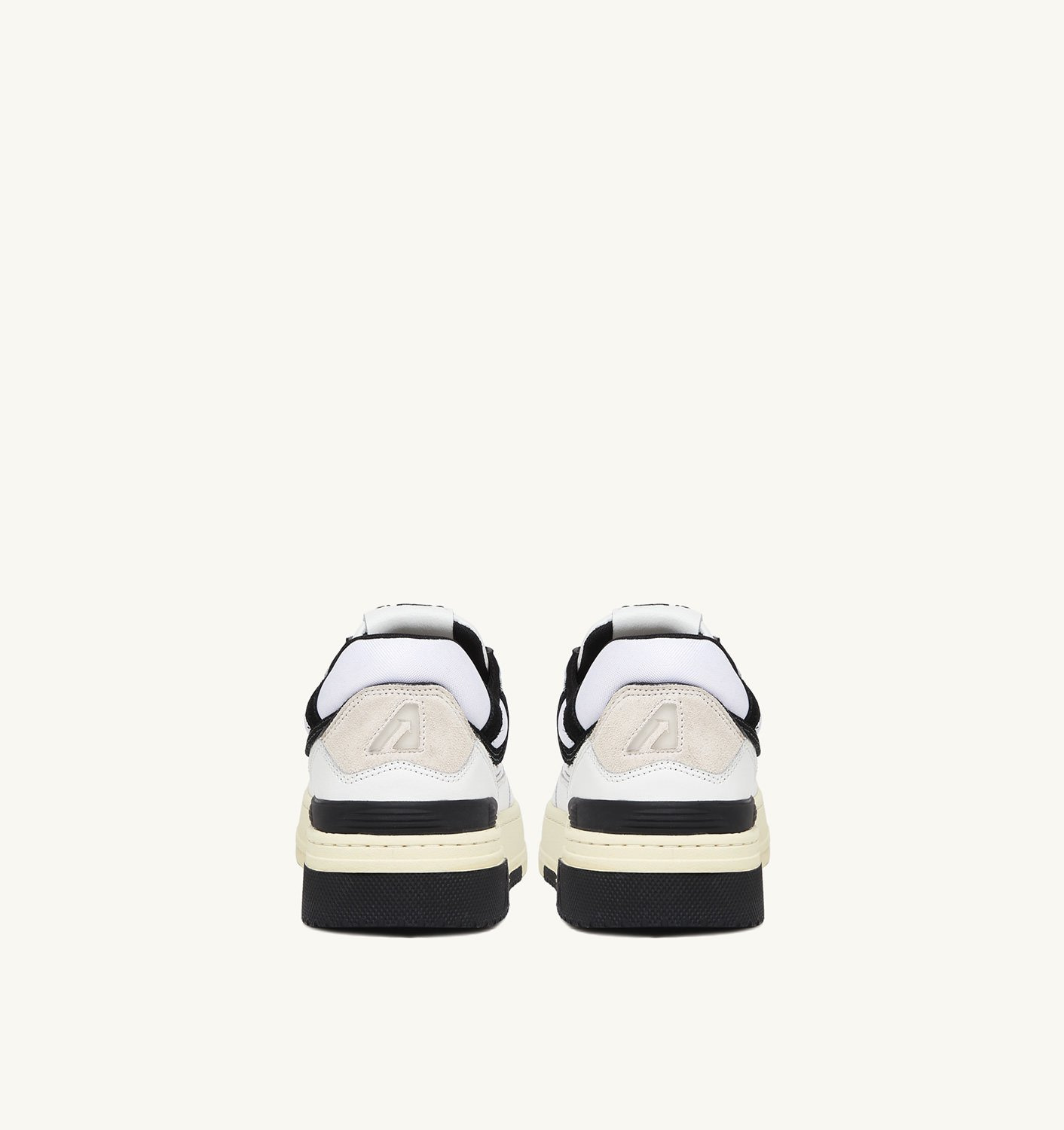 CLC LOW SNEAKERS IN WHITE LEATHER AND BLACK SUEDE - 3