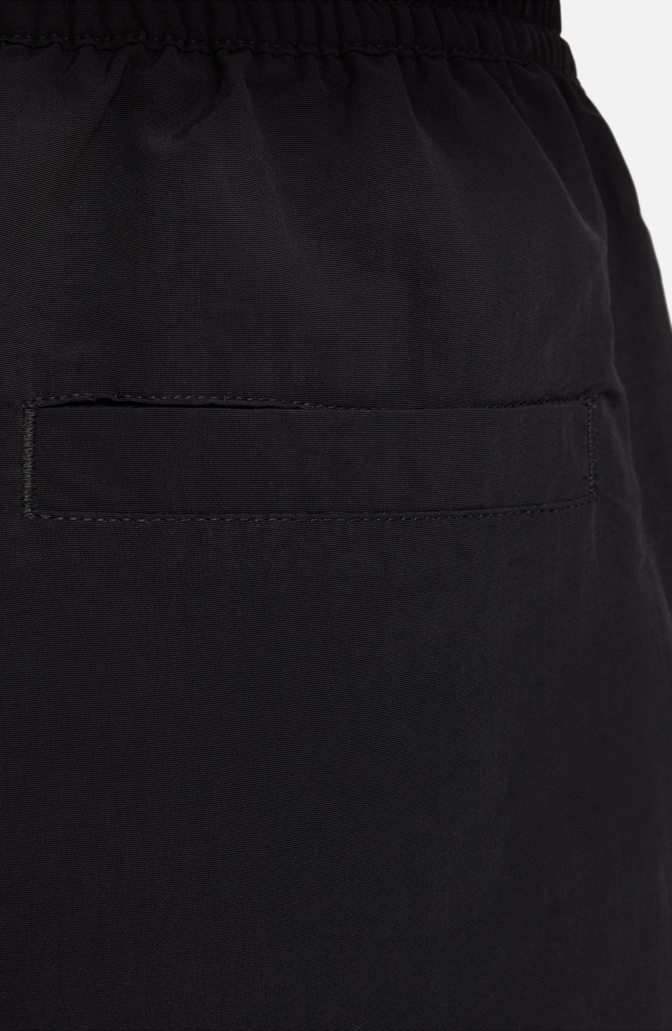 Nike Sportswear Everything Wovens Water Repellent Mid Rise 5-Inch Shorts in Black/White at Nordstrom - 7