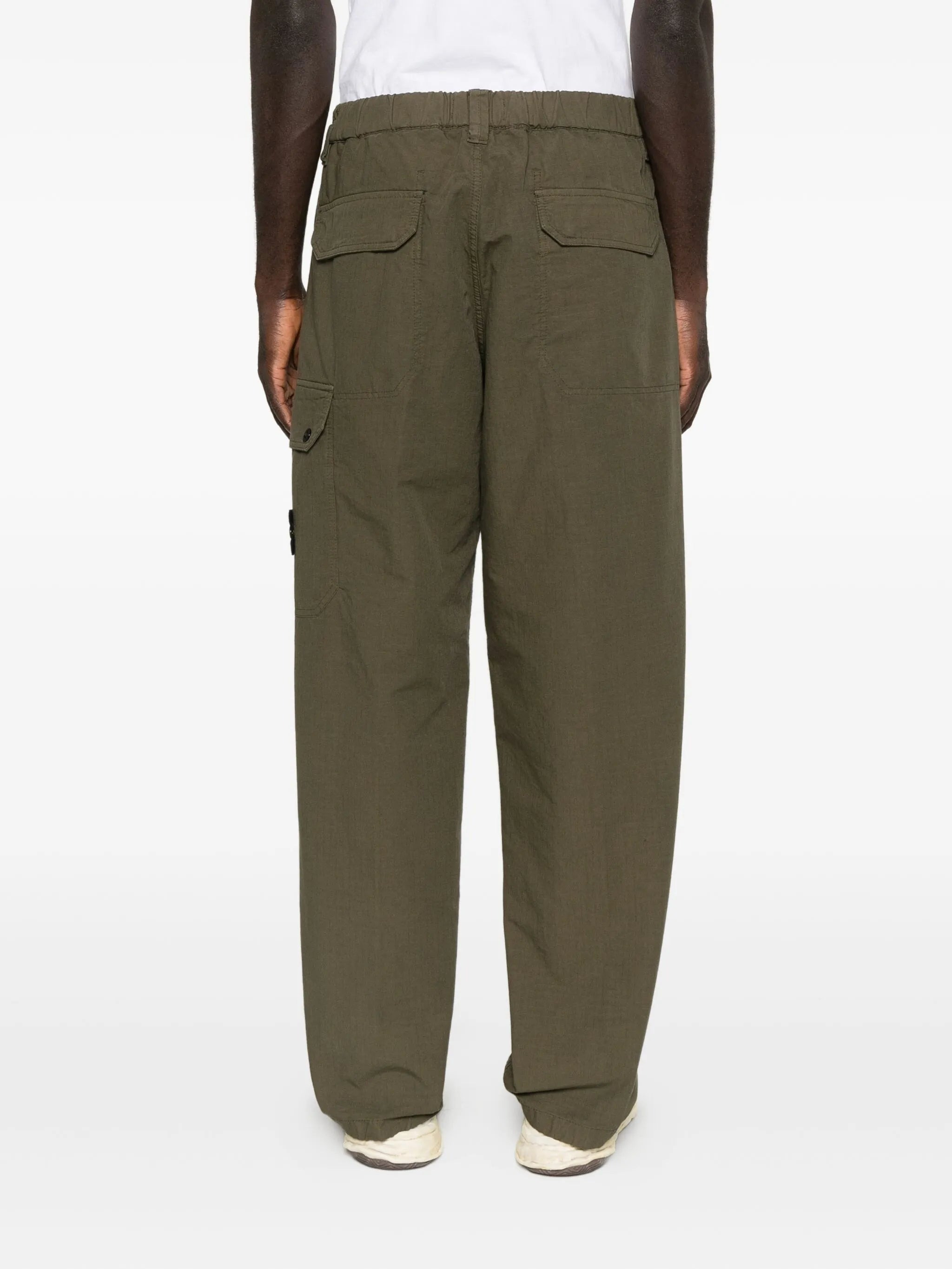 Stone Island Cargo-pocket Cotton Trousers - 3