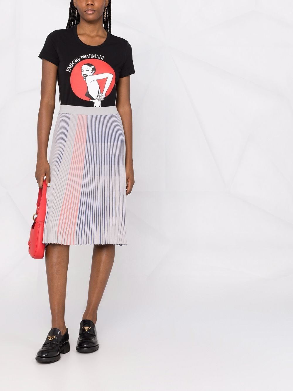 pleated midi skirt - 2