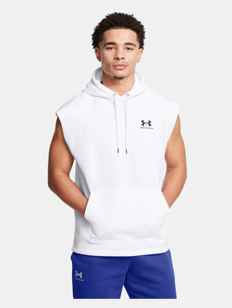 Men's UA Icon Fleece Sleeveless Hoodie 2