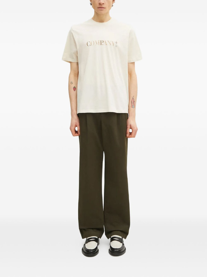 C.P. Company pleated straight-leg trousers outlook