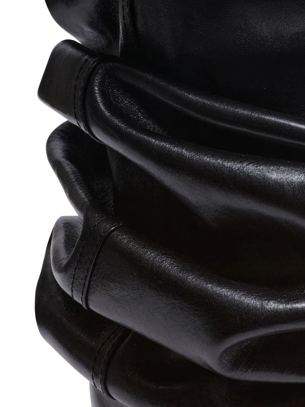 95mm calfskin wedge over-the-knee boots - 4