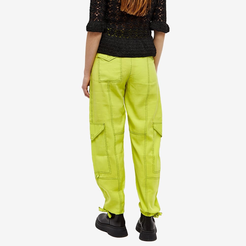 GANNI High Waist Cargo Pocket Pant - 3