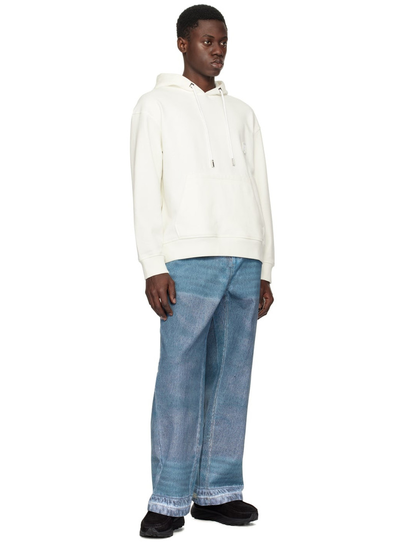 Wooyoungmi White Printed Hoodie outlook