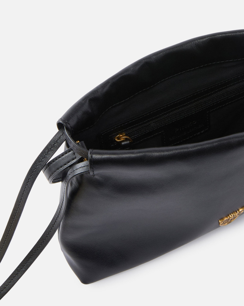 SMALL LATHER SHOULDER BAG WITH DRAWSTRING 4