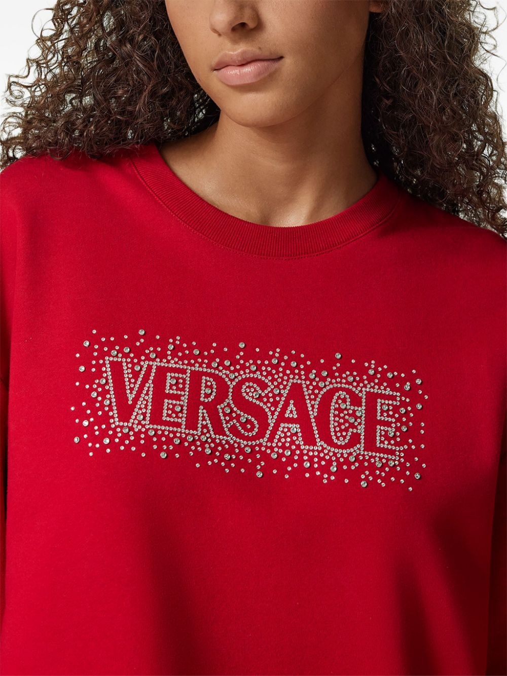 logo-embellished sweatshirt - 3