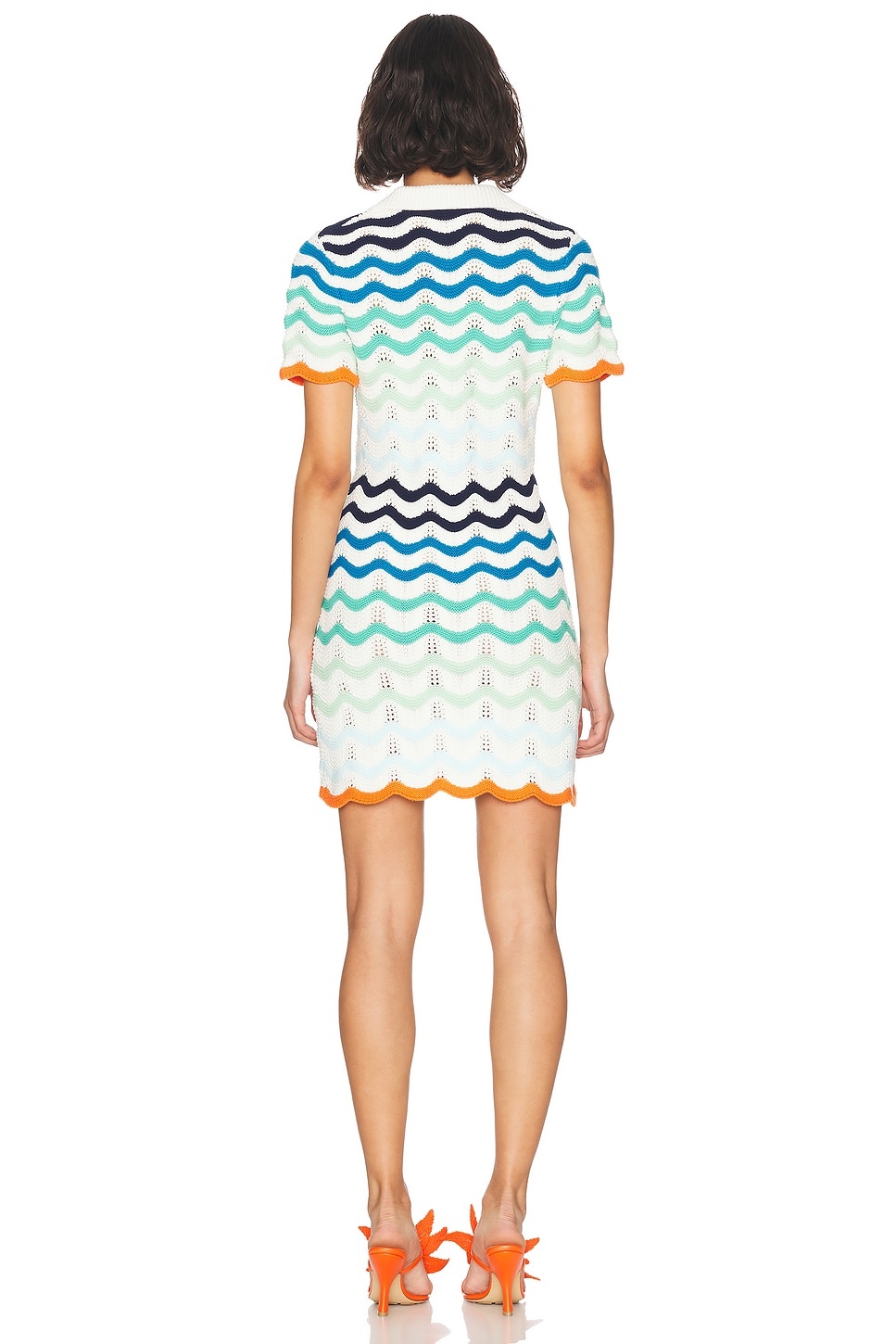 Wavy Crochet Dress - 3