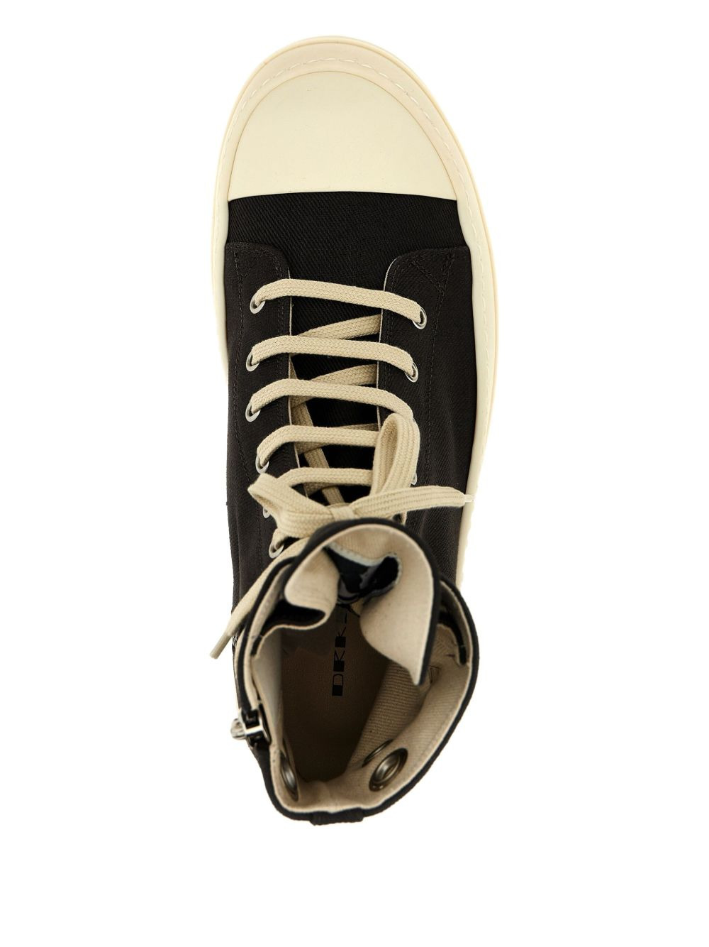 lace-up zip sneakers - 4