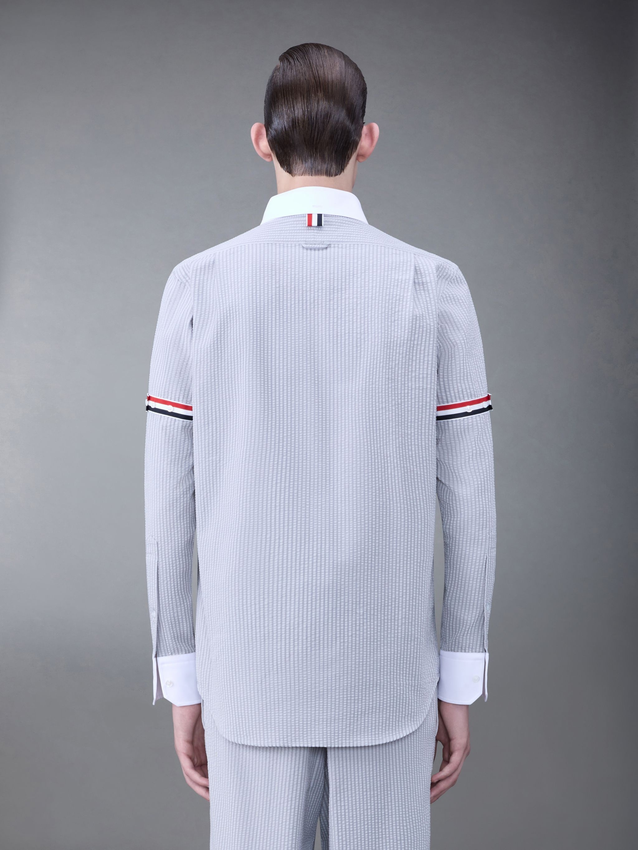 RWB stripe cotton shirt - 3
