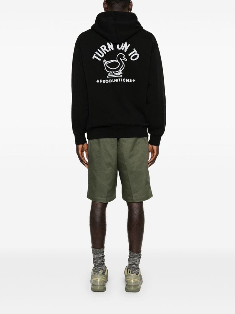 Carhartt logo-print cotton hoodie outlook
