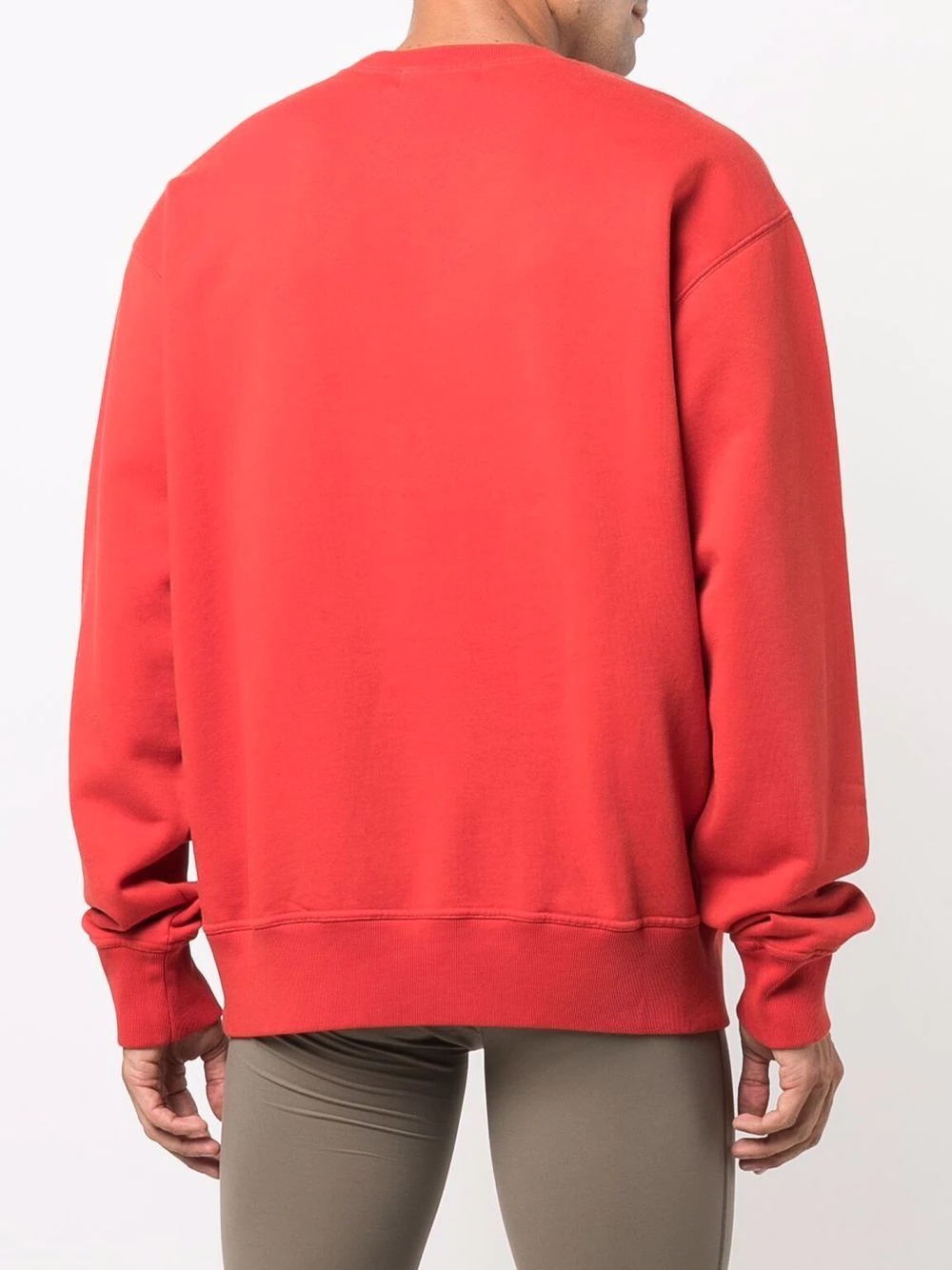 logo-print crew-neck relaxed sweatshirt - 4