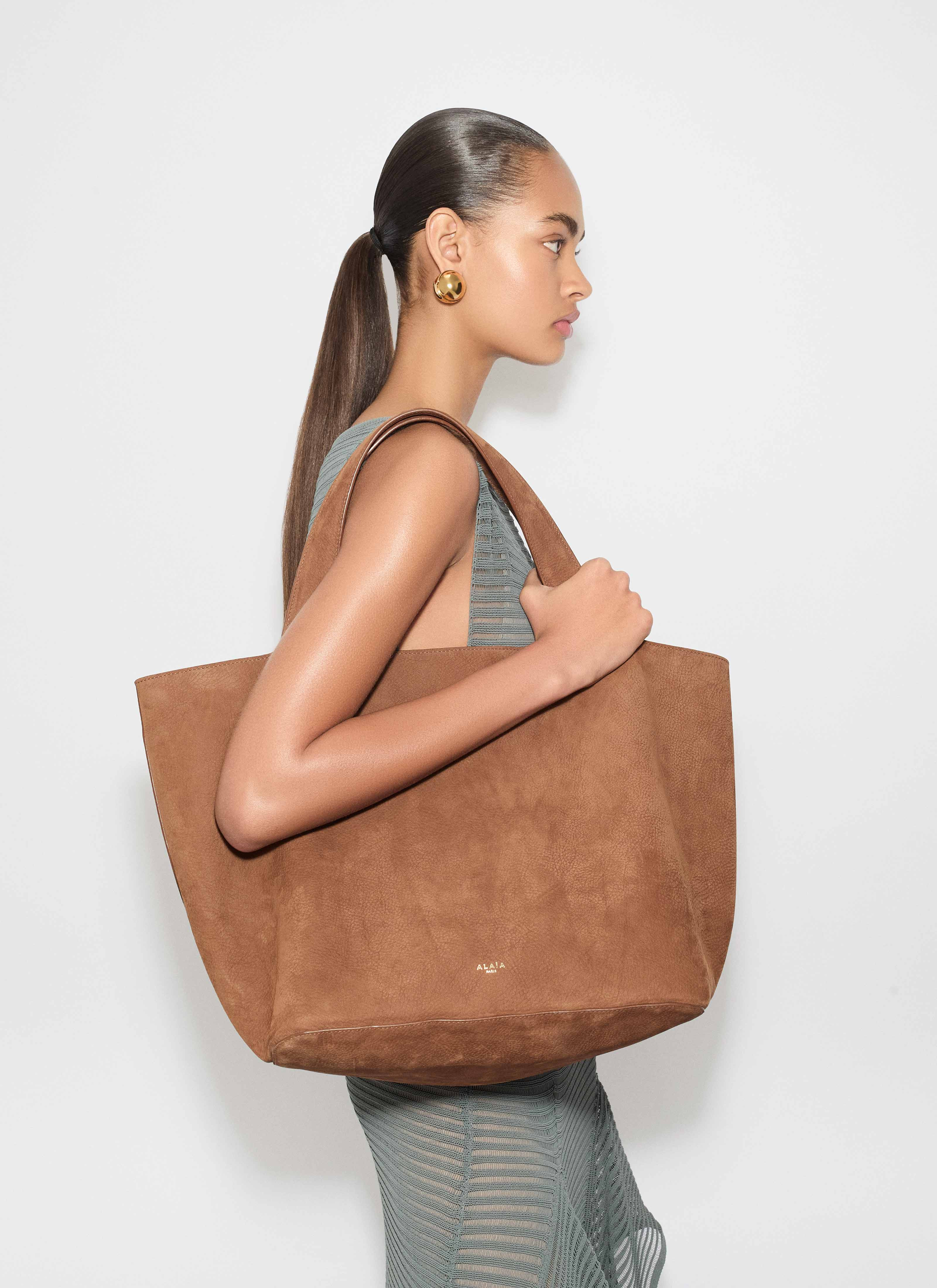 LE CABAS BAG IN NUBUCK - 2