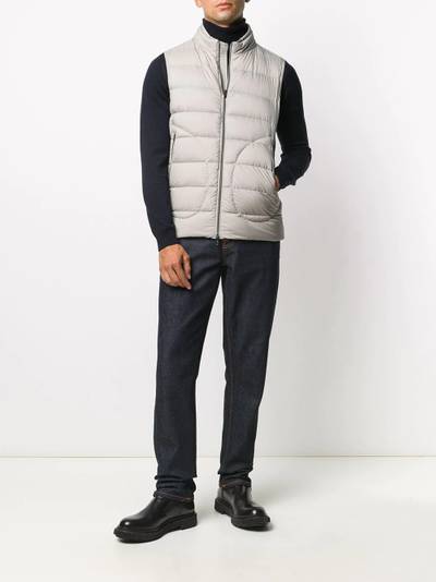 Herno padded down gilet outlook