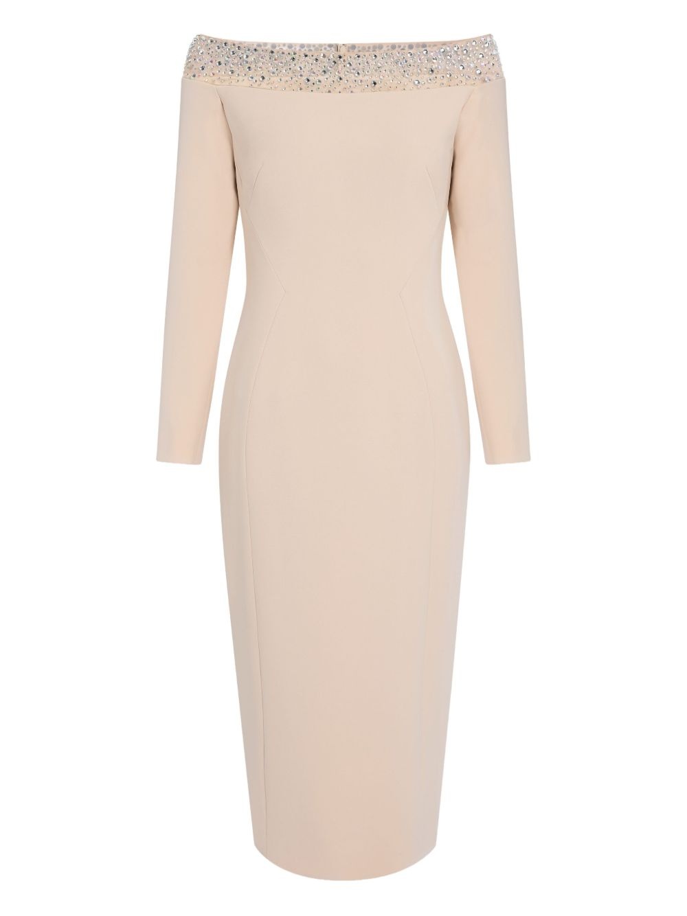Calypso off-the-shoulder midi dress - 5