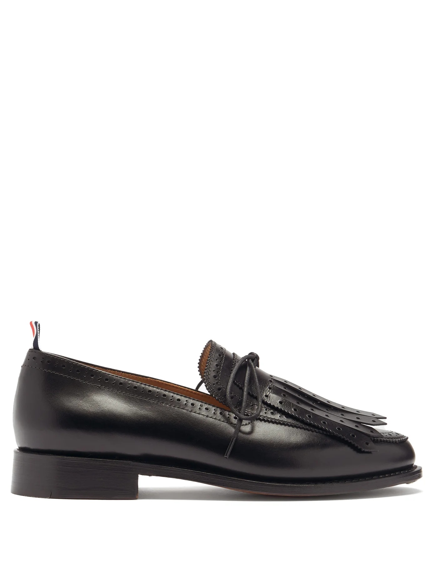 Kilted leather loafers - 1