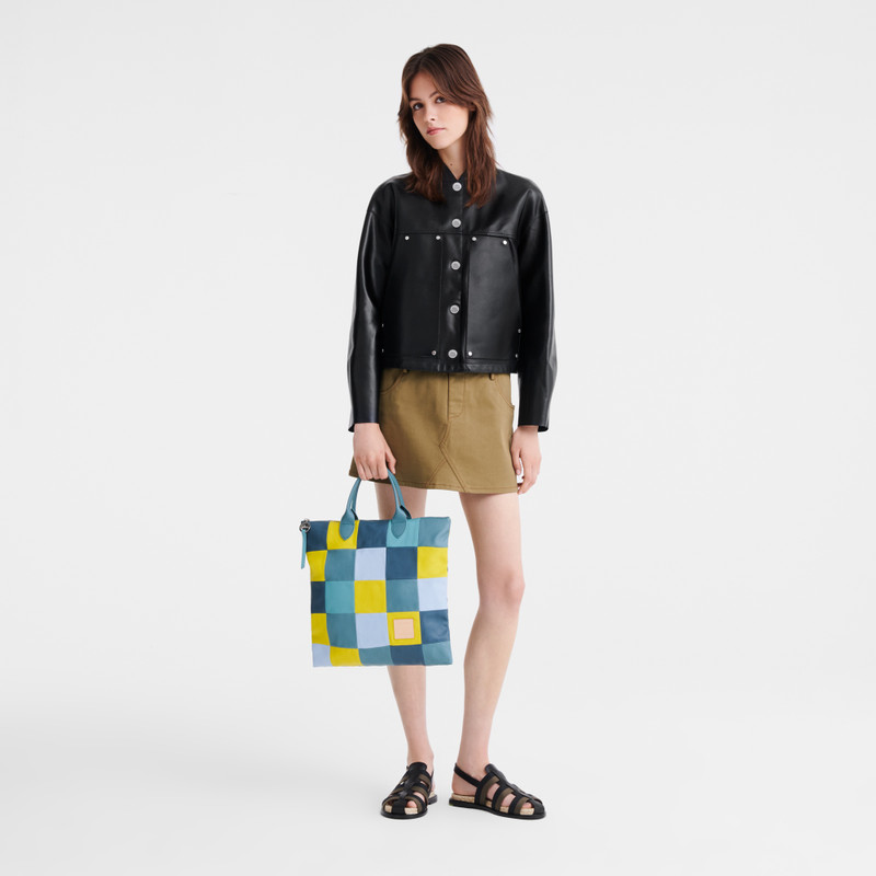 Longchamp Re-Play L Handbag Eucalyptus - Leather outlook