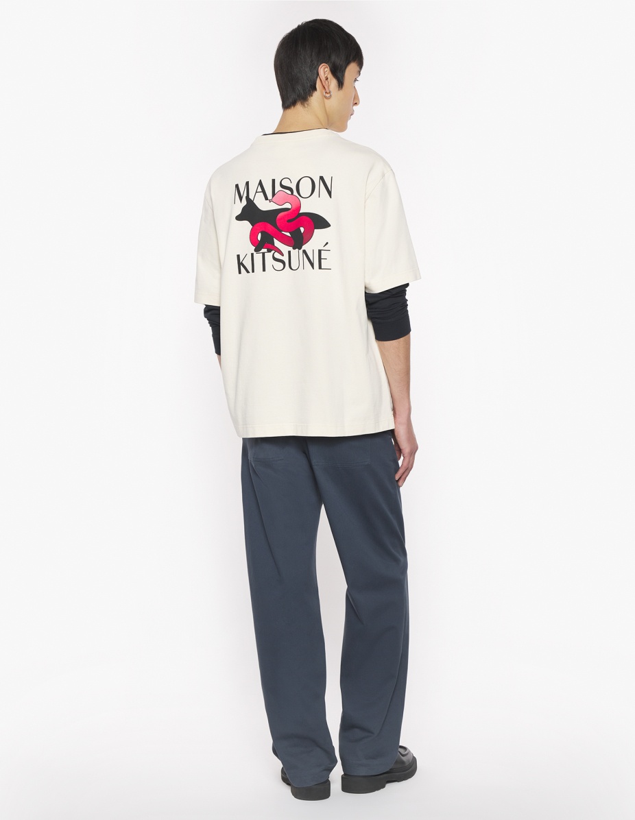 CNY PROFILE FOX SNAKE OVERSIZED TEE-SHIRT - 5