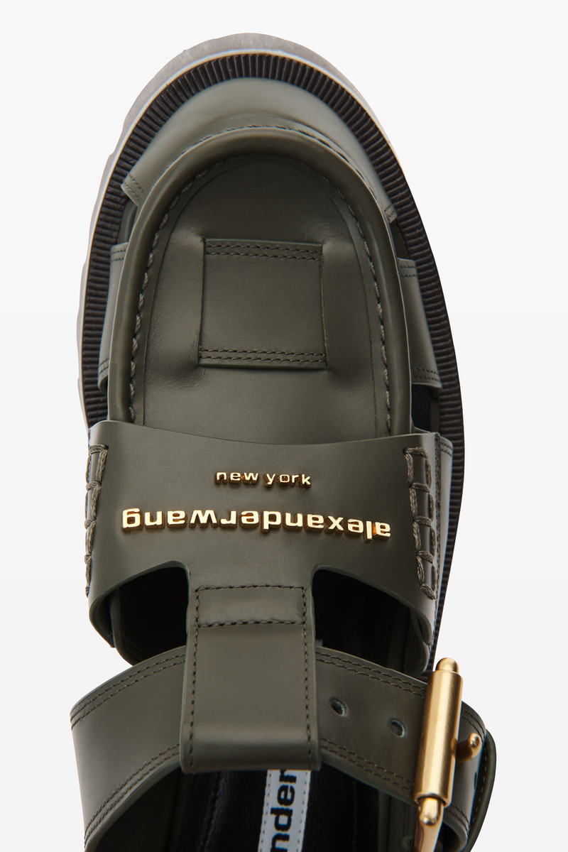 Alexander Wang Carter Cage Sandal in Box Calf outlook