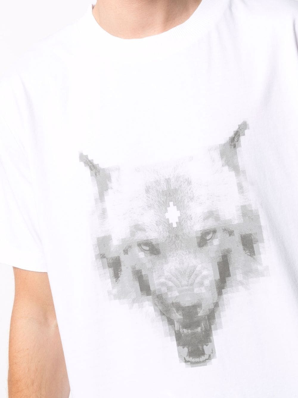 Cross Wolf cotton T-shirt - 5