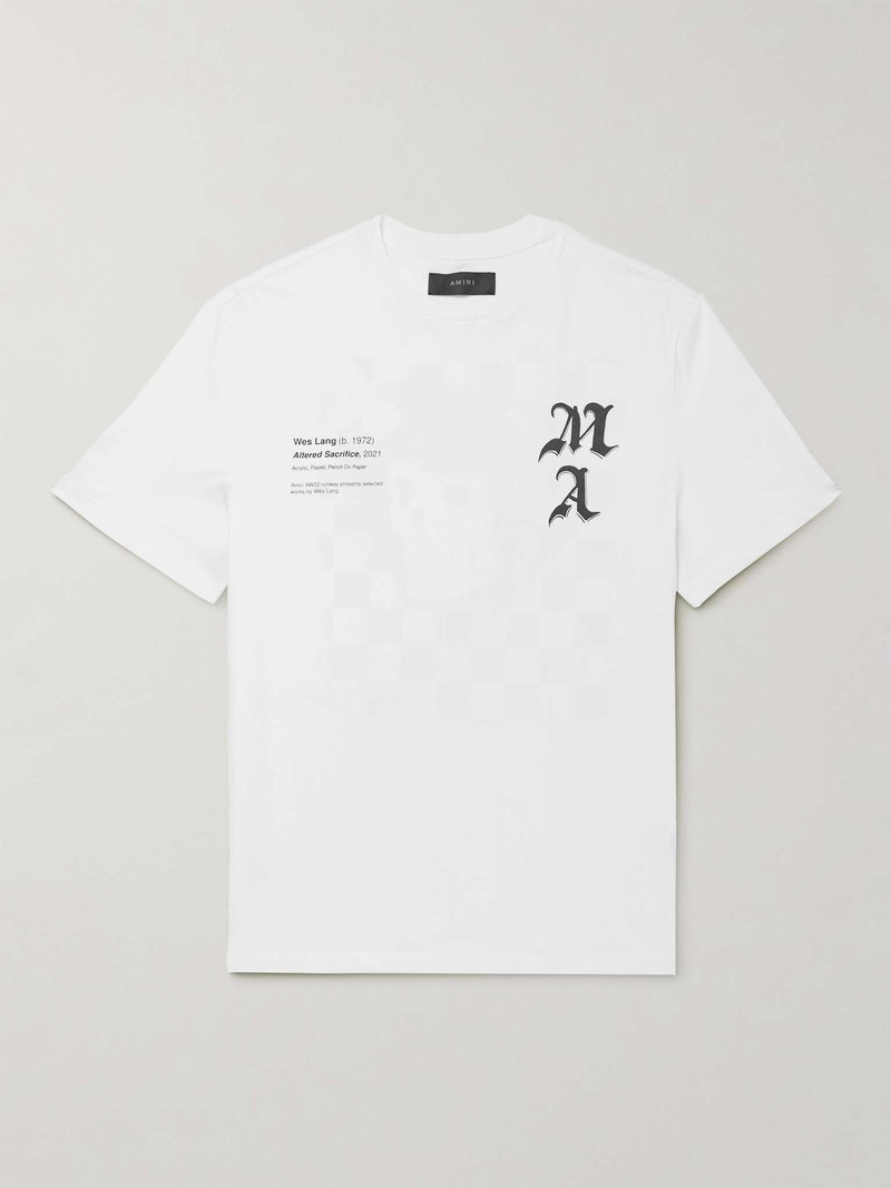 + Wes Lang Printed Cotton-Jersey T-Shirt - 1