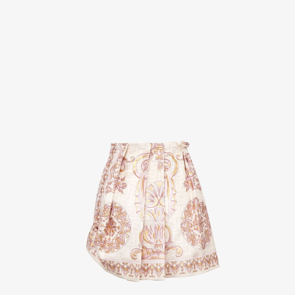 Fendace multicolor silk skirt - 2