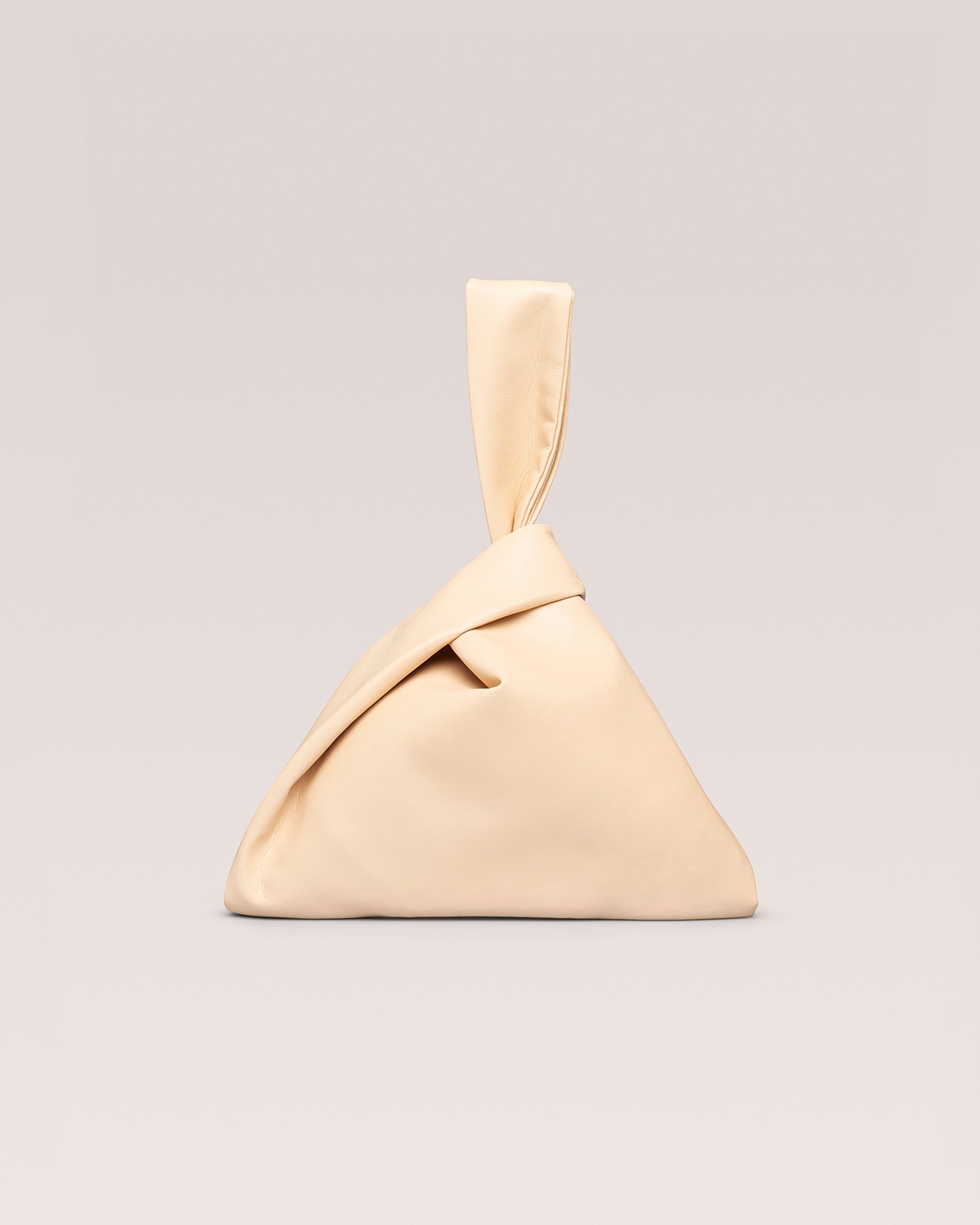 JEN - Vegan leather clutch - Eggshell - 1