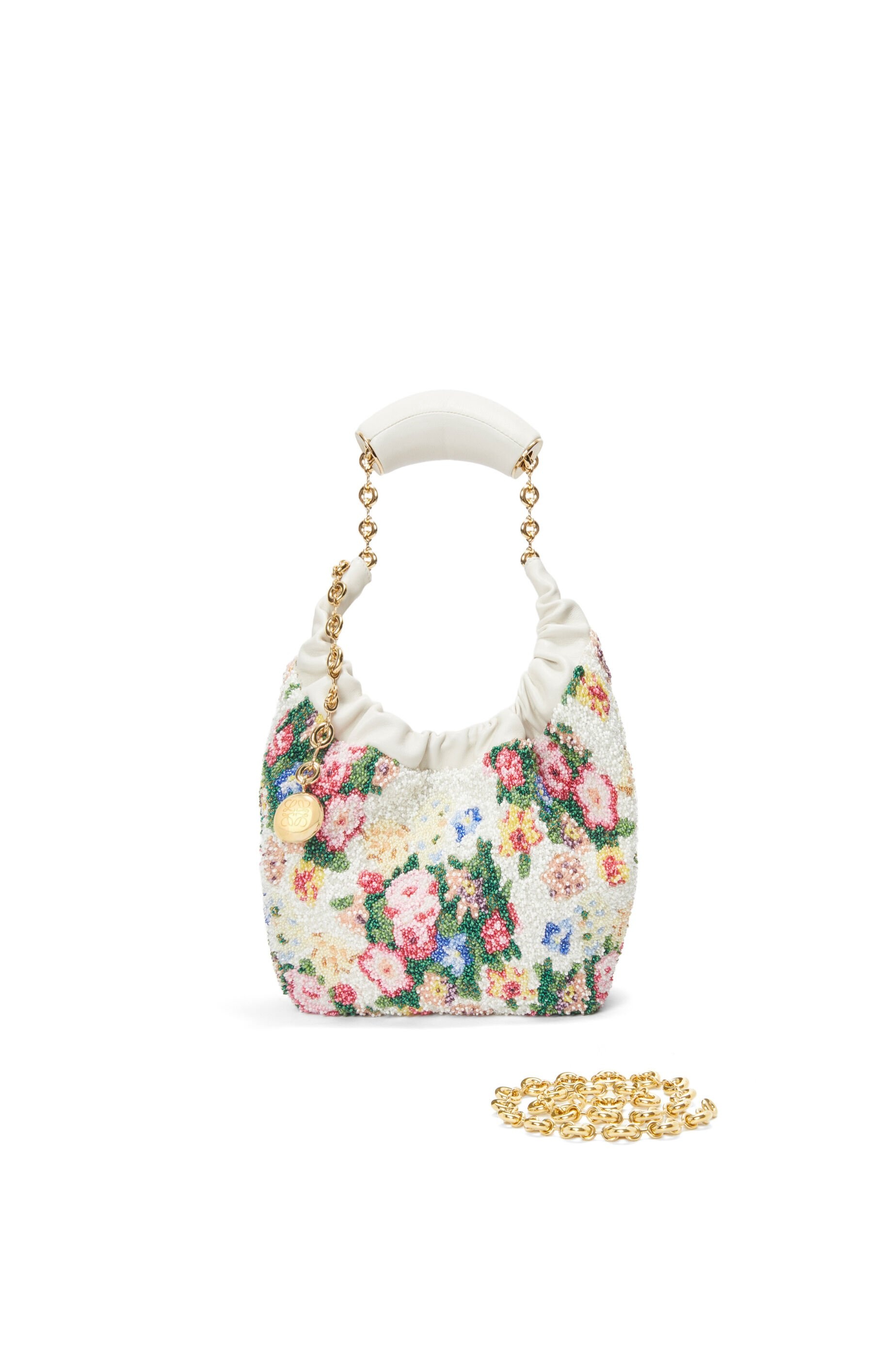 Mini Squeeze bag in beaded leather - 4