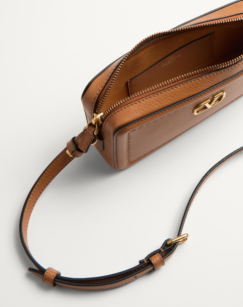 VALENTINO GARAVANI ALLTIME MINI SHOULDER BAG IN GRAINY CALFSKIN 5