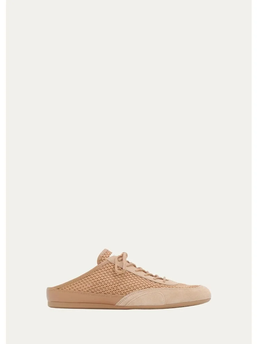 Sunny Diamond Mesh Slip-On Sneakers - 1