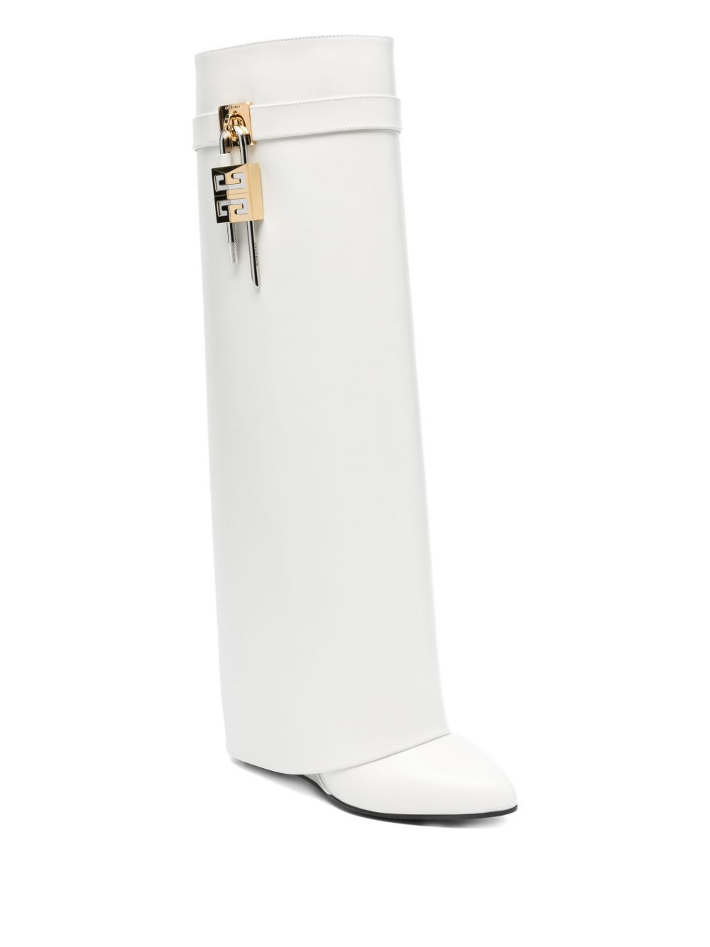 90mm Shark Lock calf-leather boots - 2